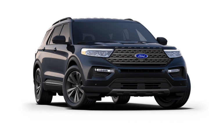 21 Ford Explorer Xlt Agate Black 2 3l Ecoboost Engine Cambrian Ford Sales